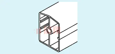 Spacer beam for guide rail bracket support